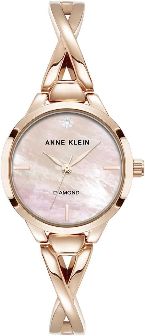 Anne Klein LK132 AK-5510BMRG, 30mm, Rose Gold Dial, Rose Gold Metal Bracelet
