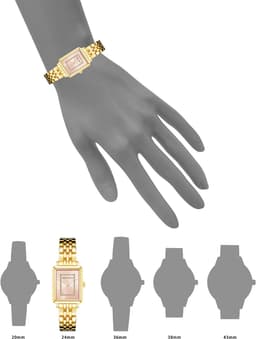 Anne Klein AK/3760PKGB 24mm Womens, detail view 4