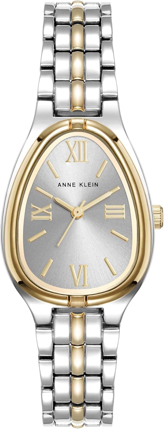 Anne Klein AK/5177SVTT, 36mm, Silver Dial, Silver Metal Bracelet