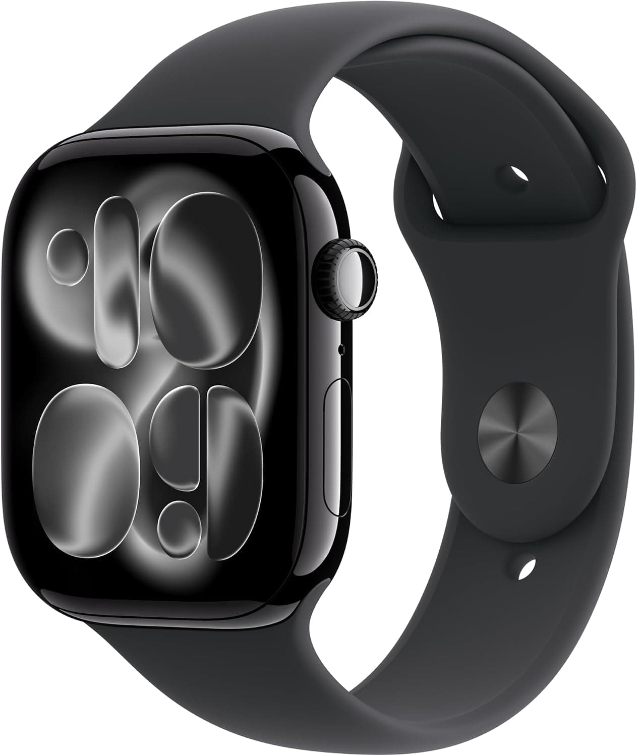 Apple Watch Series 11 MEUX4LW/A, 46mm, Black Dial, Black Rubber Band