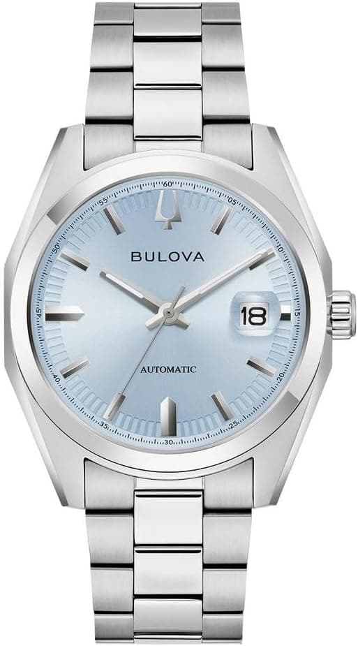 Bulova 96B469 39mm, Silver Dial Silver Stainless steel