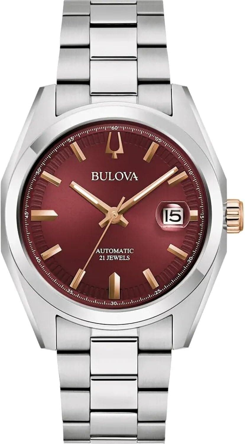 Bulova 98B422 Surveyor Collection 39mm, Red Dial