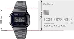 Casio A168WGG 38.6mm Herrenuhr, Detailansicht 7