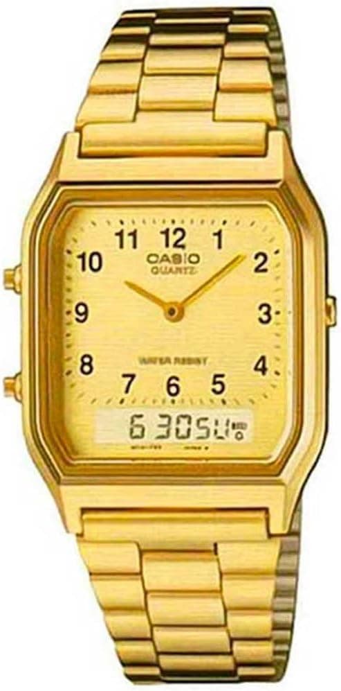 Casio AQ-230GA, Gold Dial A9BMQ