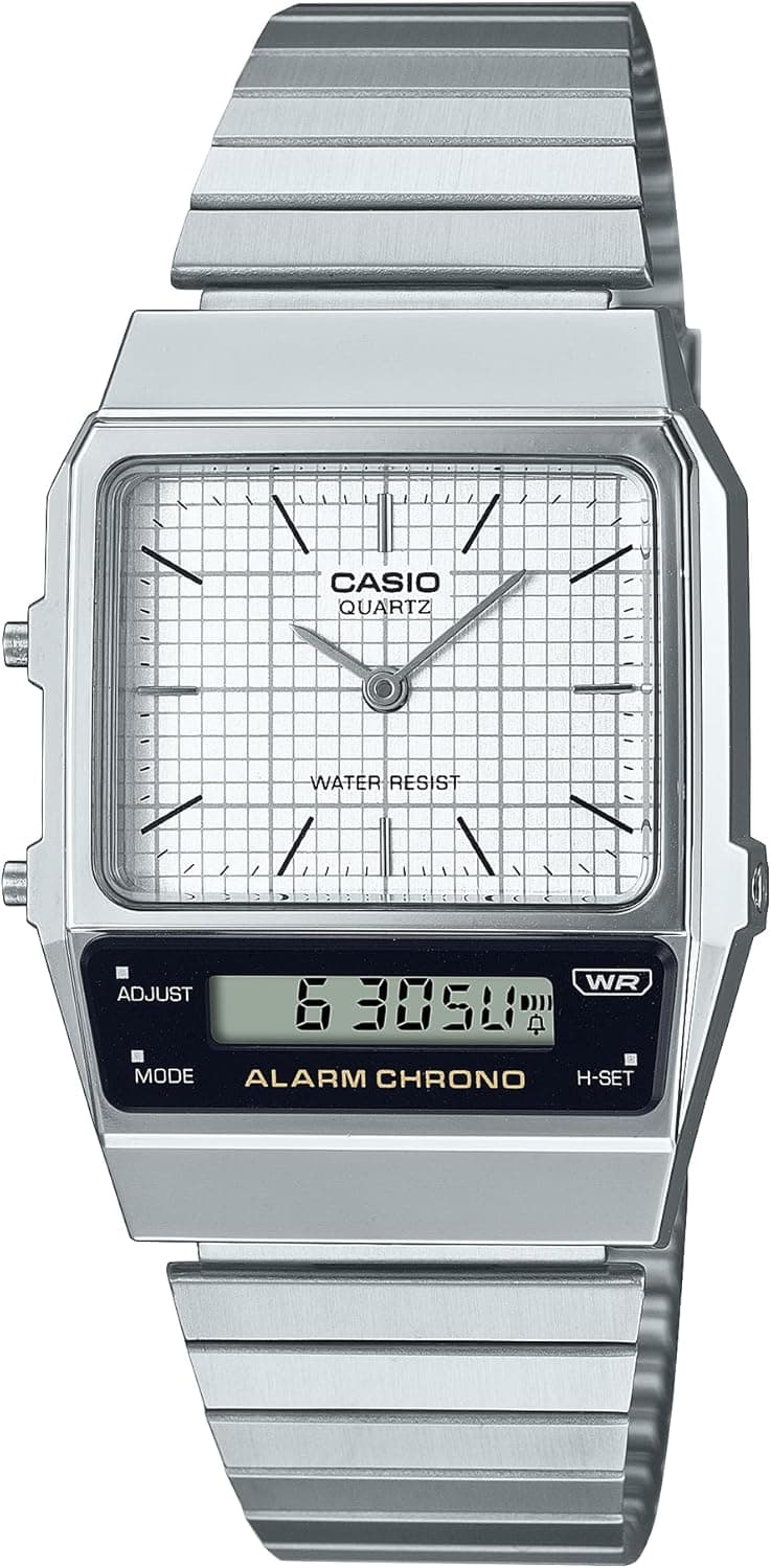 Casio AQ-800E-7ACF 32mm, White Dial Silver Stainless steel