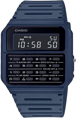 Casio Collection Retro Mens Digital Watch with Plastic Blue Strap CA-53WF-2BDF 34.4mm Unisex Uhr, Primärbild