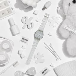 Casio F-91WS-4CF 30mm Womens, detail view 5