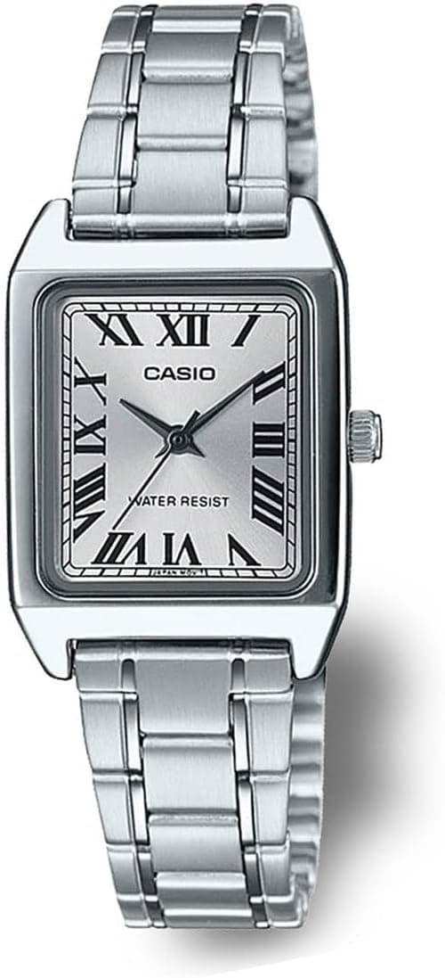 Casio LTP-V007D-7BB 22mm, White Dial Silver Stainless steel
