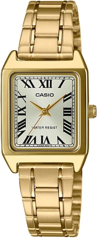 Casio LTP-V007G 22mm, Gold Dial Gold-plated Stainless steel