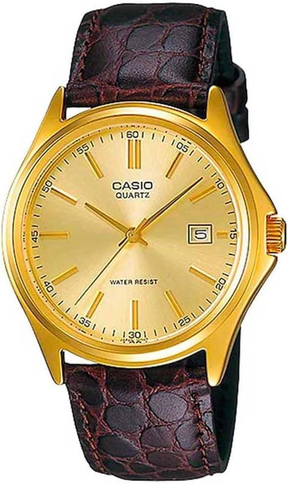 Casio General Strap Fashion MTP-1183Q-9ADF 36mm, Gold Dial Brown