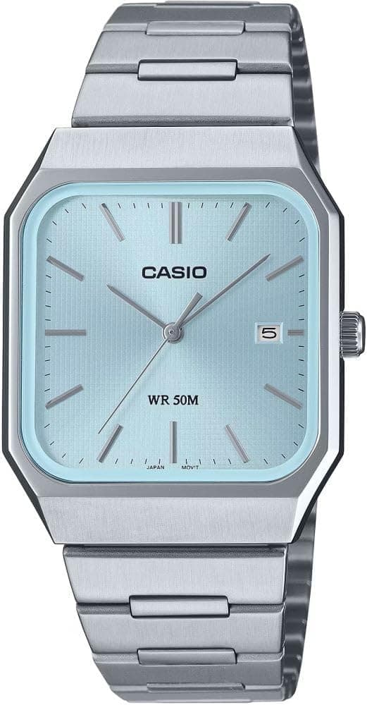 Casio Mtp-b185d-2a2 32mm, Mavi Kadran Gümüş Paslanmaz çelik