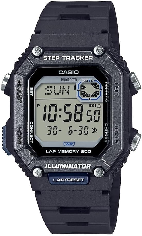 Casio WS-B1000-1AVCF-EW 41mm, Klar Zifferblatt Schwarz Harz