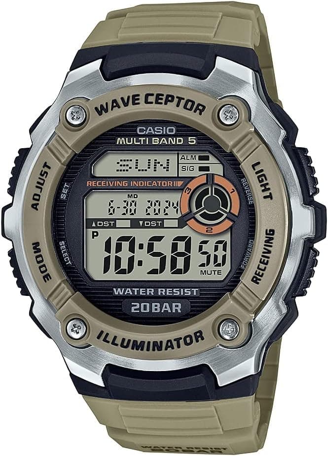 Casio Wave Ceptor WV-200R-5ACF, 48mm, Transparent Dial