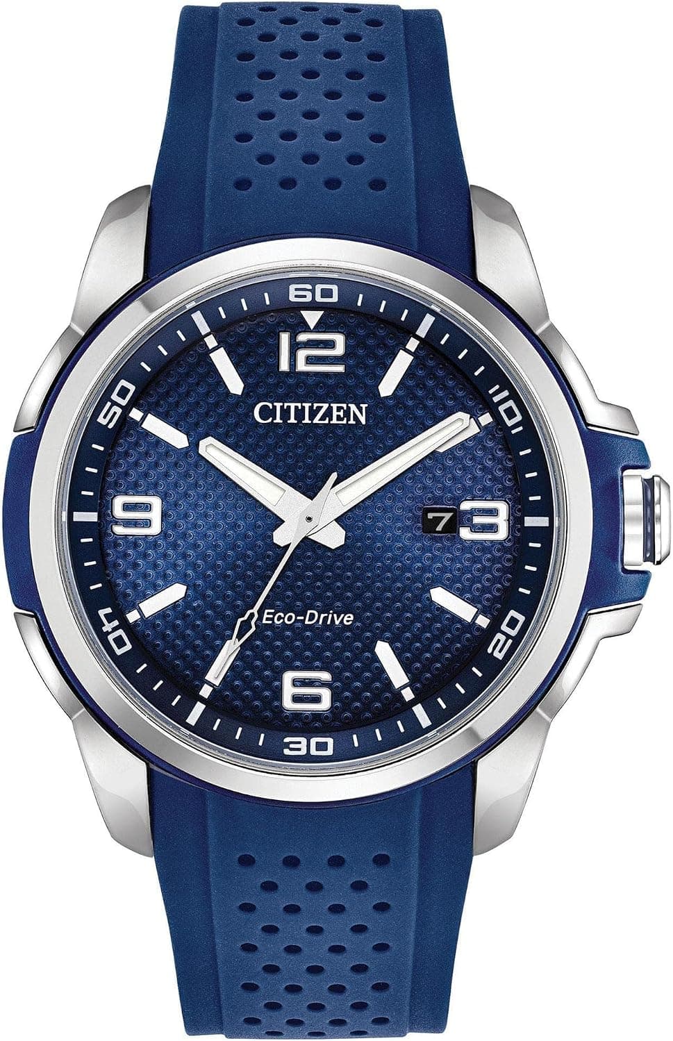 Citizen Eco-Drive AW1158-05L, 45mm, Blue Dial, Blue Polyurethane Band