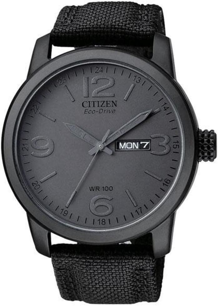Citizen Garrison BM8475-00F, 42mm, Black Dial, Black Nylon Band
