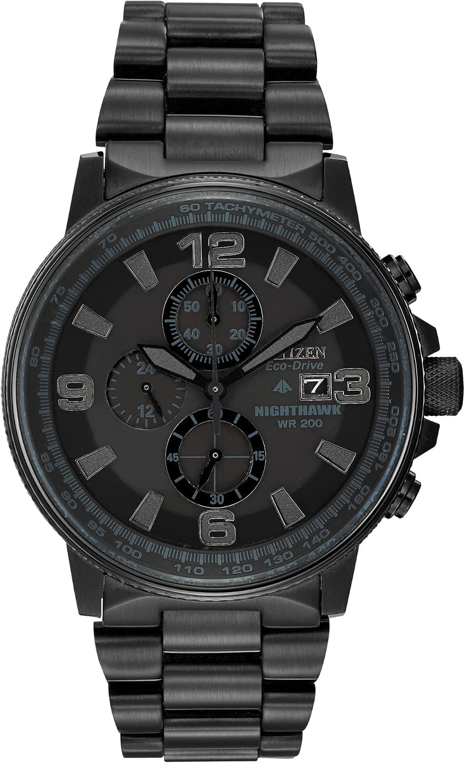 Citizen Nighthawk CA0295-58E, 42mm, Black Dial, Black Stainless Steel Bracelet