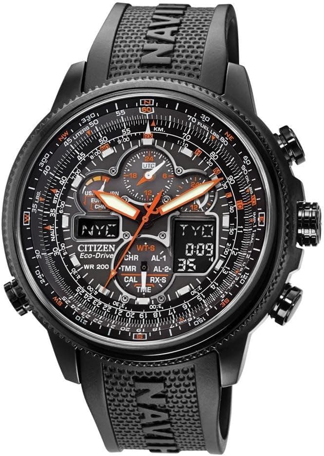 Citizen Promaster Navihawk JY8035-04E, 48mm, Black Dial