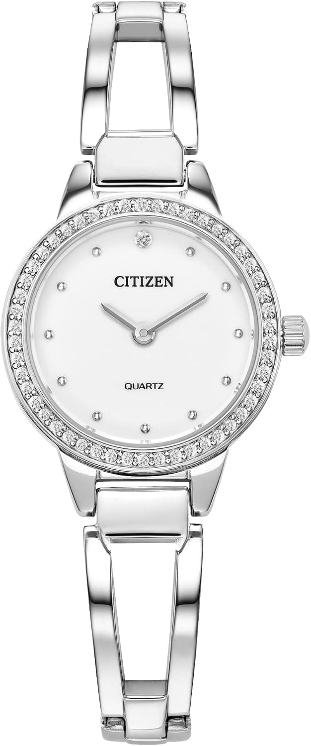 Citizen Classic EZ7011-88A, 24mm, White Dial, Silver Stainless Steel Bracelet