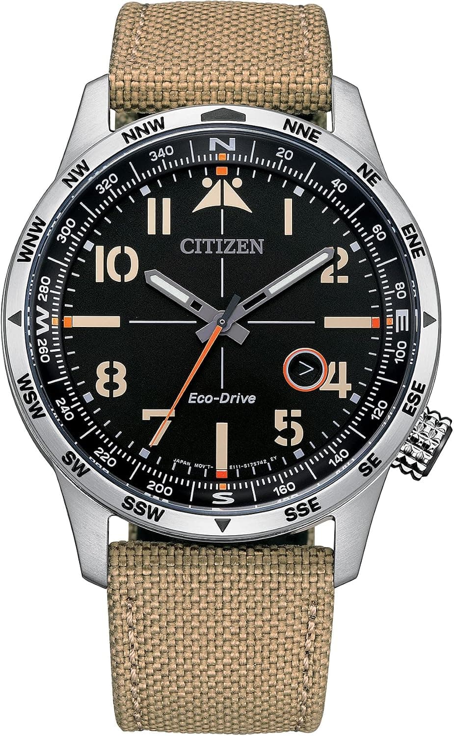 Citizen Weekender Avion BM7550-01E, 43mm, Black Dial