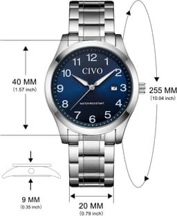 Civo 2121 40mm Mens, detail view 6