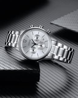 Civo 8334-silver 42mm Mens, detail view 8
