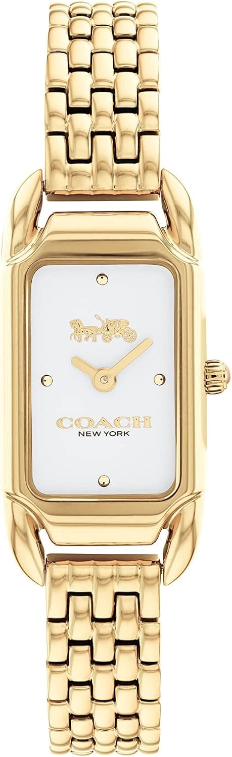 Coach Cadie 14504036, 26 mm, goldenes Edelstahlarmband