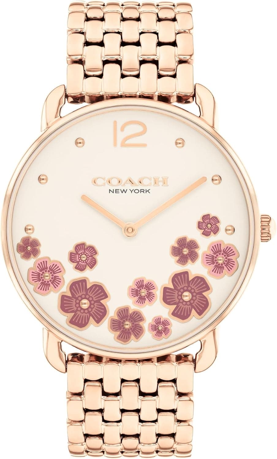 Coach Elliot 14504515, 36 mm, roségoldenes Edelstahlarmband