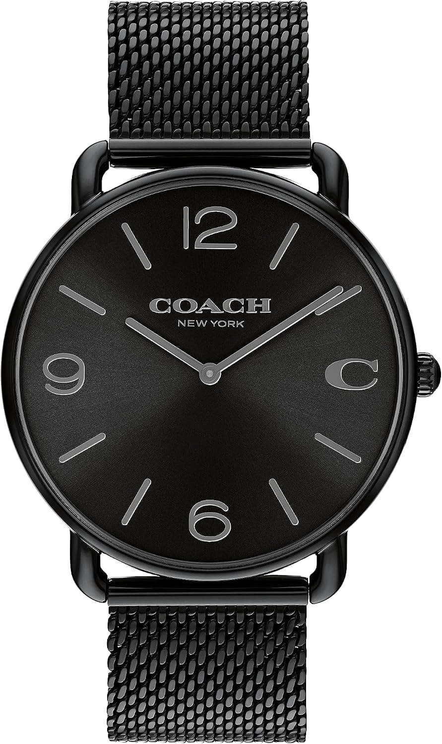 Coach Elliot 14602651, 41 mm, schwarzes Zifferblatt, schwarzes Edelstahlarmband