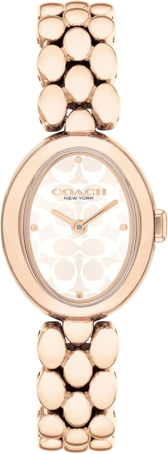 Coach Sammy 14504418, 22mm, Pembe Altın Paslanmaz Çelik Kordon