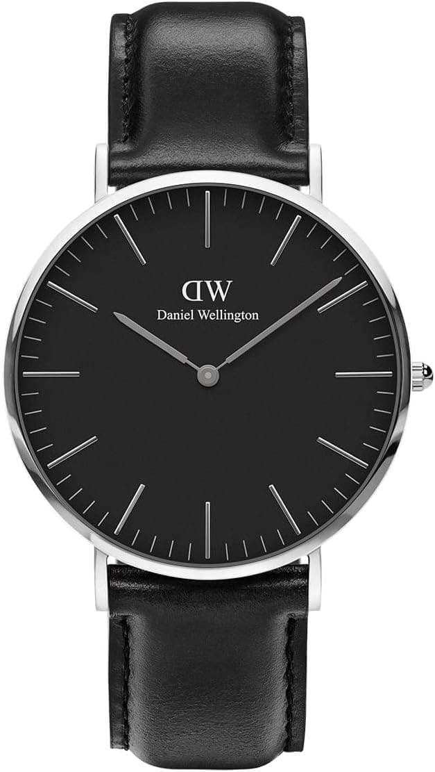 Daniel Wellington Classic Sheffield DW00100133, 41 mm, schwarzes Zifferblatt