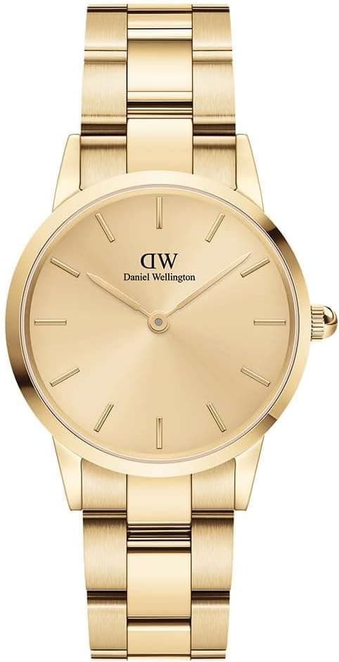 Daniel Wellington Iconic Unitone DW00100403, 28 mm, goldenes Zifferblatt