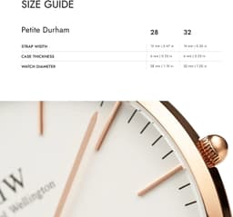 Daniel Wellington Petite 28mm Damenuhr, Detailansicht 2