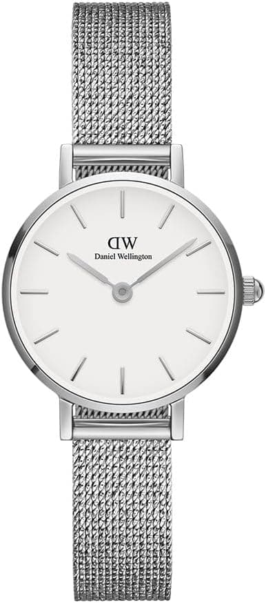 Daniel Wellington Petite Sterling DW00100442, 24 mm, silbernes Edelstahlarmband