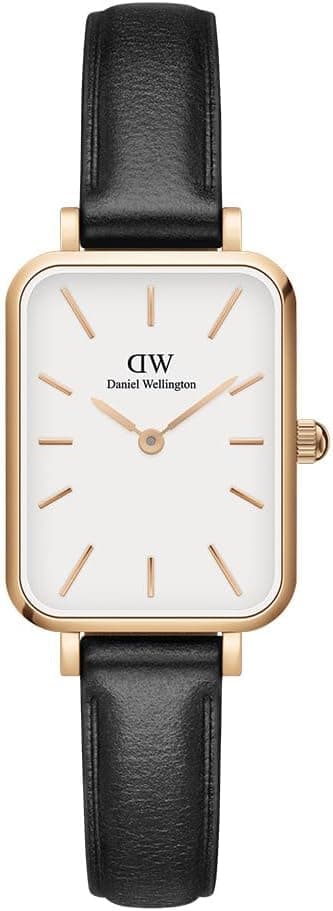 Daniel Wellington Quadro Sheffield DW00100434, 20 mm, schwarzes Lederarmband