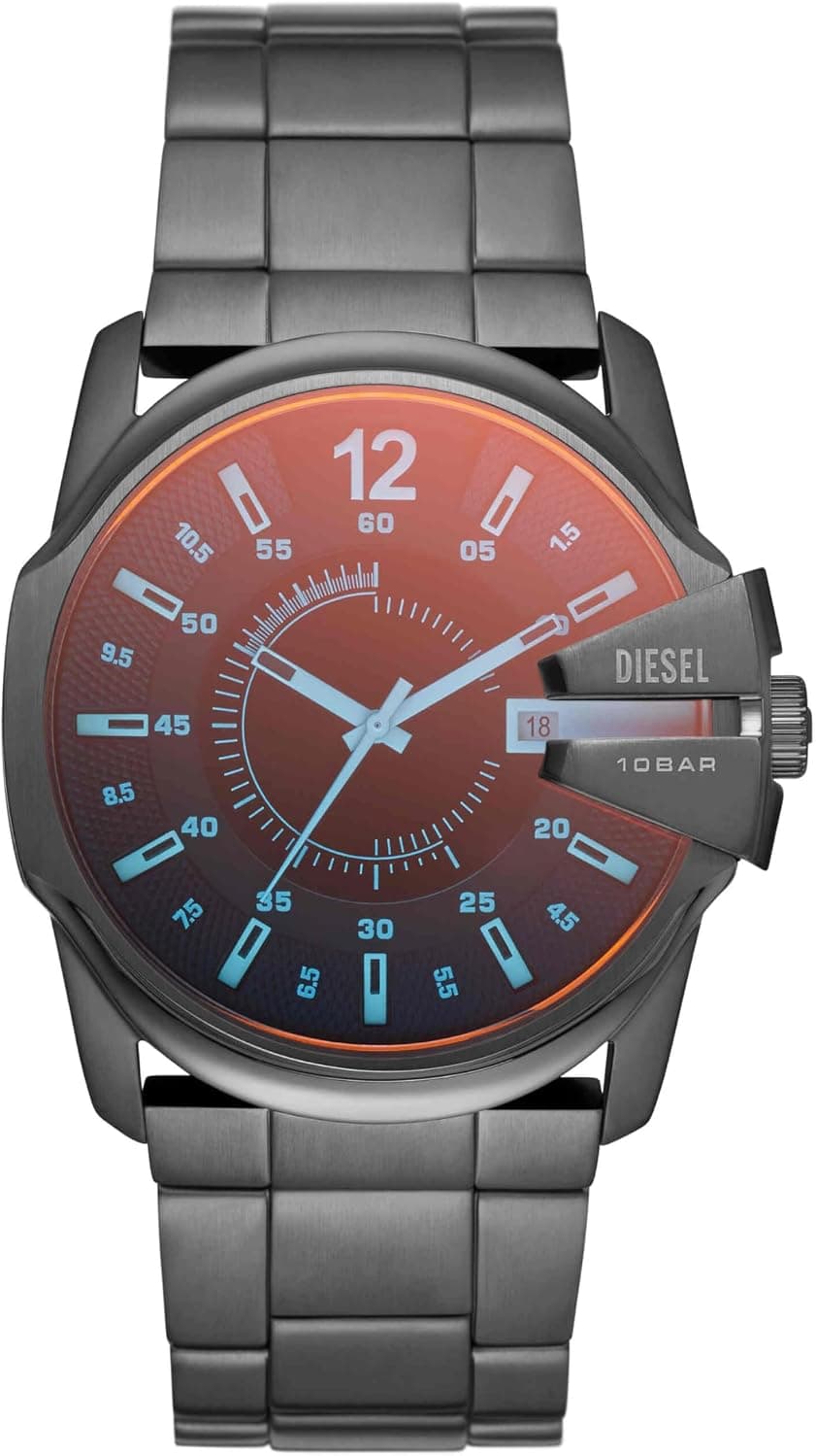 Diesel Master Chief DZ1965, 45mm, Black Dial, Black Stainless Steel Bracelet