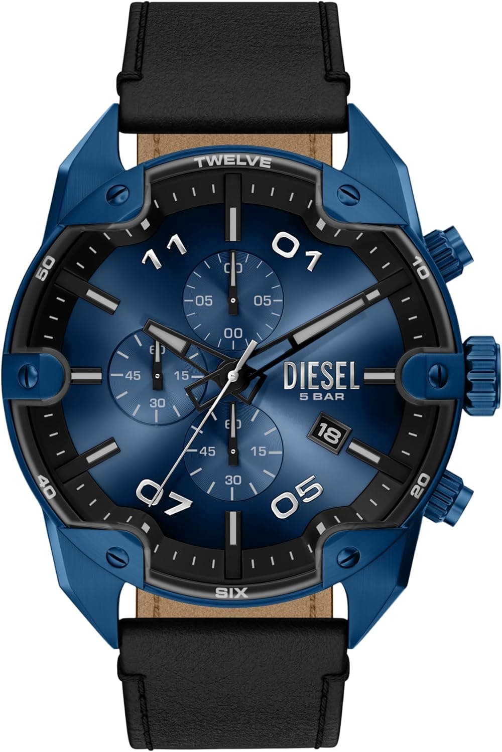 Diesel Spiked DZ4703, 49mm, Two-Tone Dial