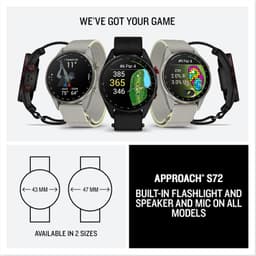 Garmin Approach S72 47mm Unisex Uhr, Detailansicht 6