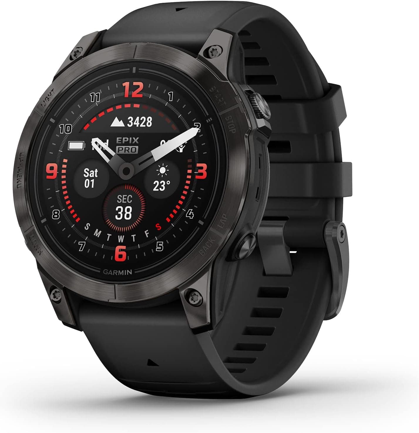Garmin epix Pro 010-02803-10, 47mm, Black Titanium Bracelet