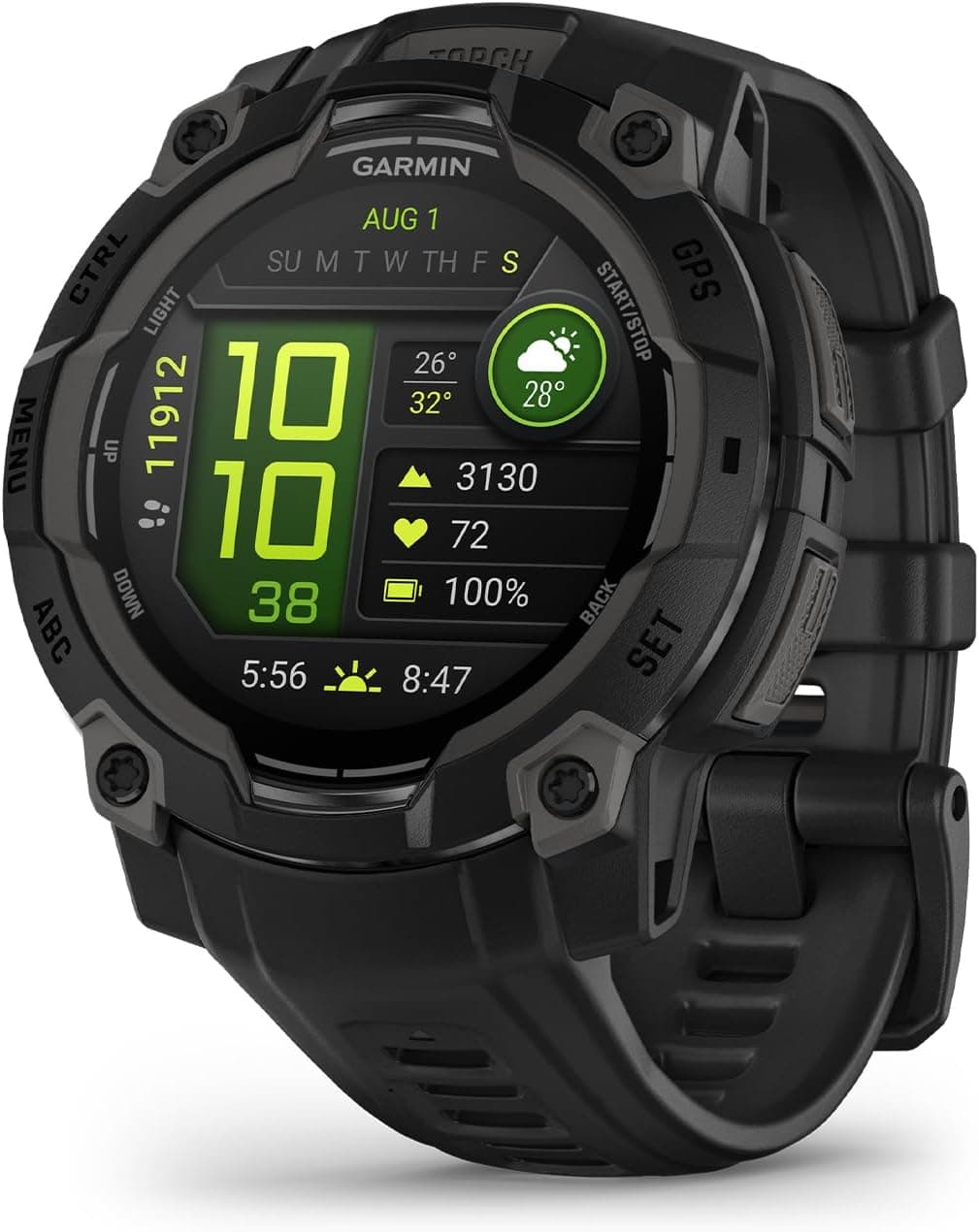 Garmin Instinct® 3 45mm Black Silicone