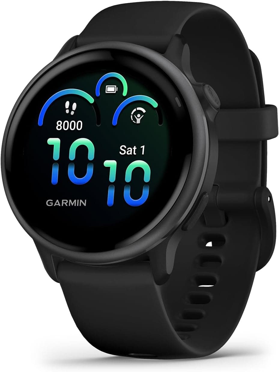 Garmin vívoactive® 6 41mm Slate with Black Band Silicone