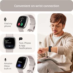 Google Fitbit Sense 2 40.5mm Mens, detail view 4