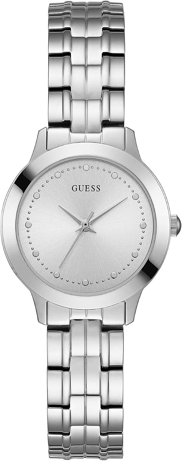 Guess Chelsea U0989L1, 30mm, Silver Dial, Silver Stainless Steel Bracelet