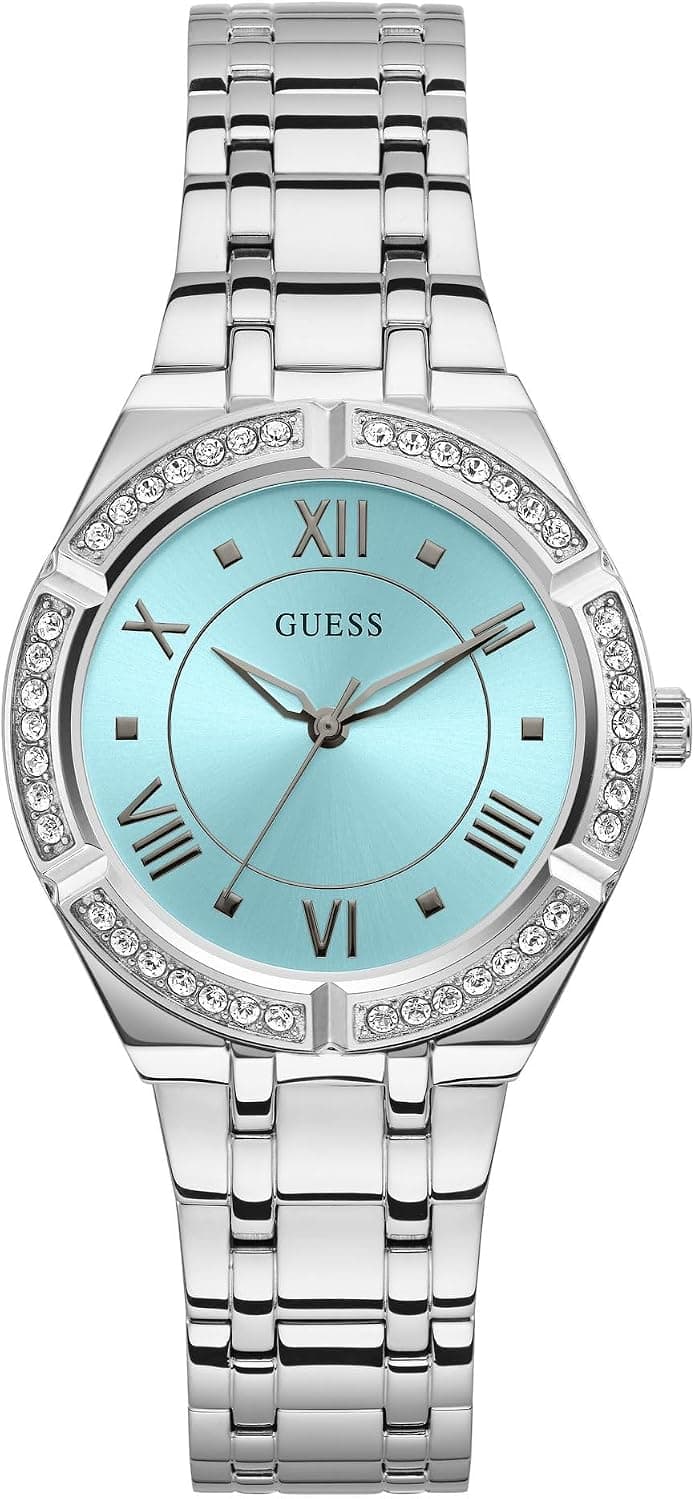 Guess Cosmo GW0033L7, 36mm, Blue Dial, Silver Stainless Steel Bracelet