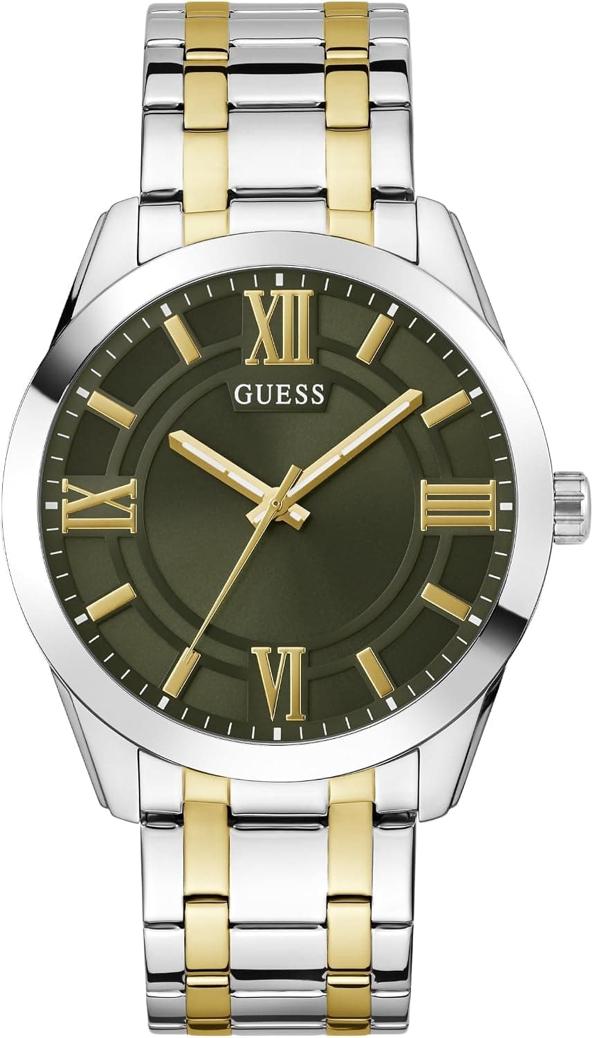 Guess Elliot 44mm, Green Dial Multicolor Stainless steel