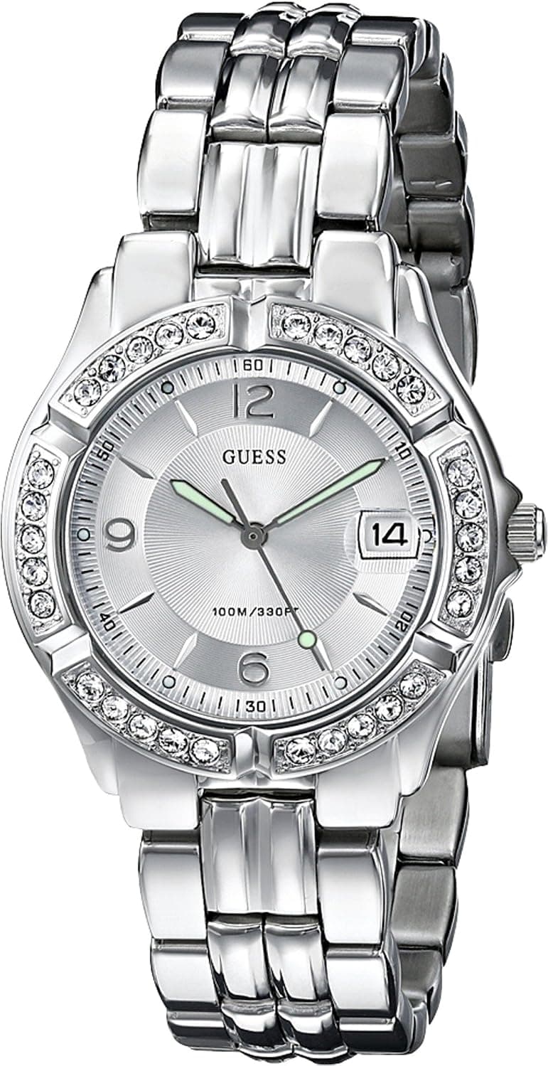 Guess G75511M, 37mm, Silver Dial, Silver Stainless Steel Bracelet