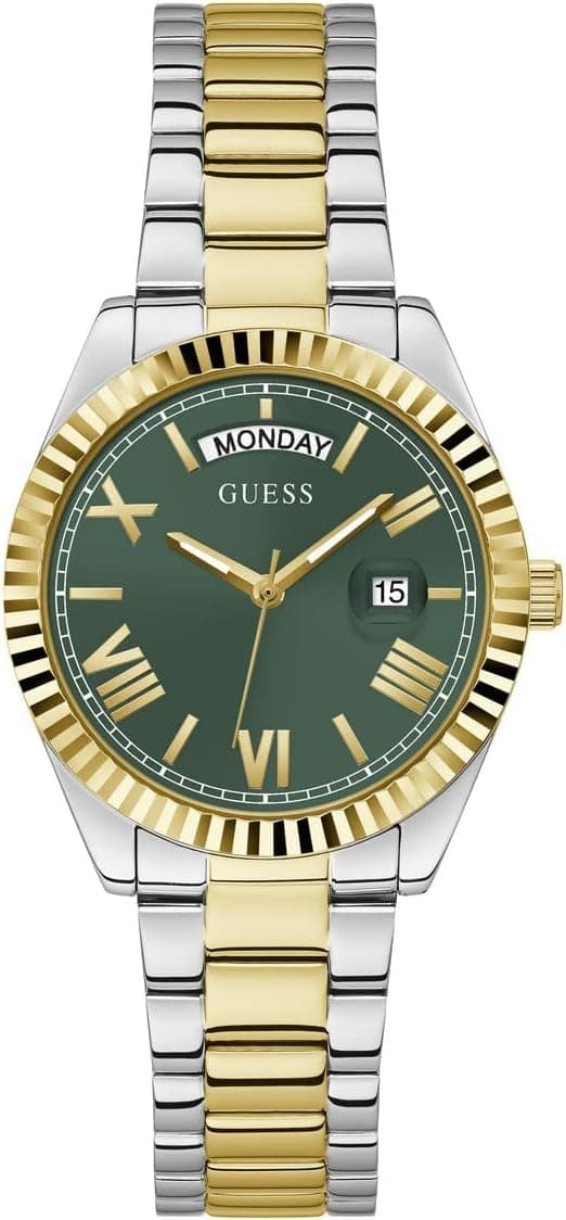 Guess Coin Edge Bracelet 36mm, Green Dial