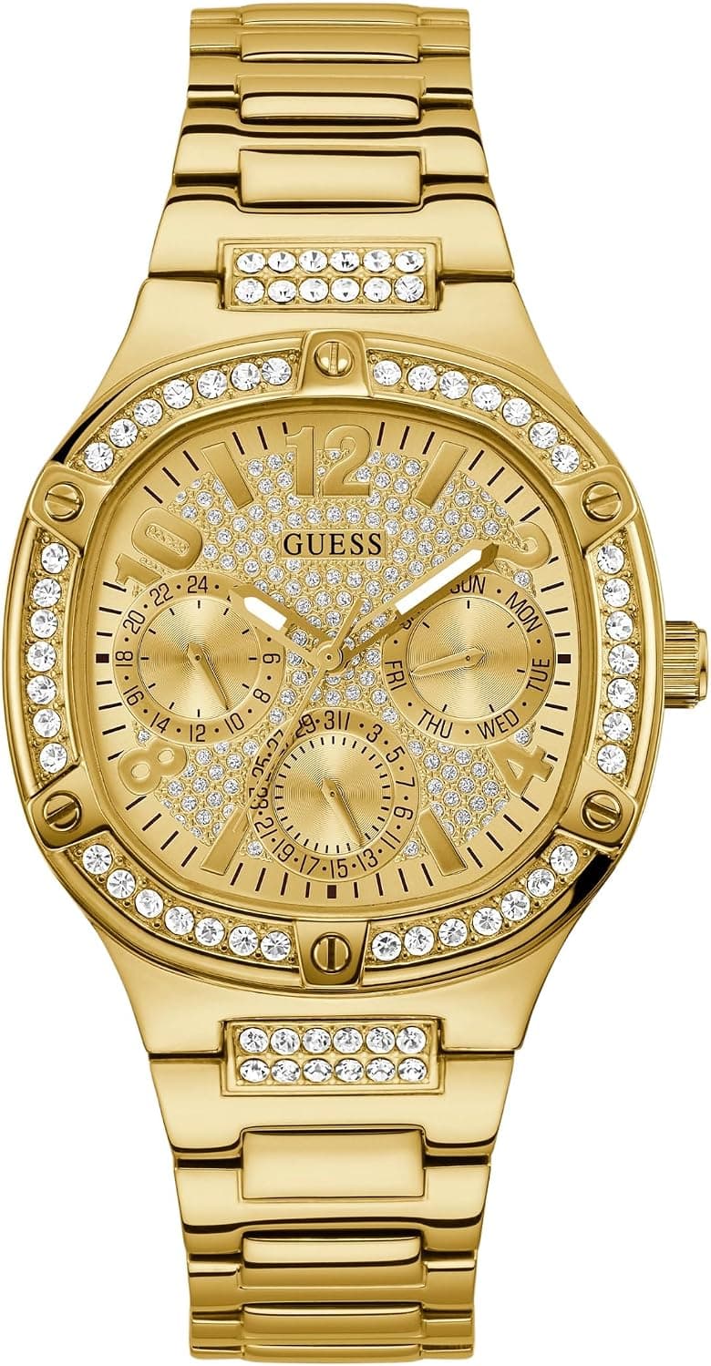 Guess Ladies 40mm, Gold Dial Gold Stainless steel