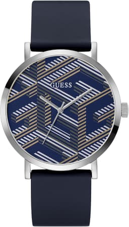 Guess GW0625G1 Silver Tone 44mm Herrenuhr, Primärbild