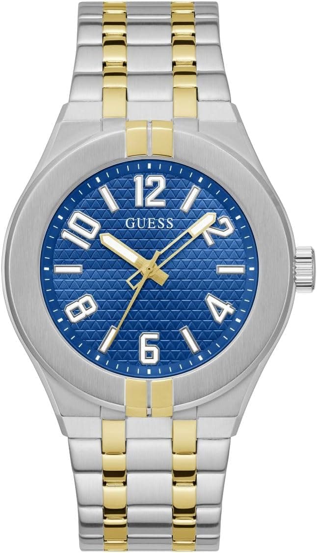 Guess GW0661G1, 44mm, Blue Dial, Two-Tone Stainless Steel Bracelet