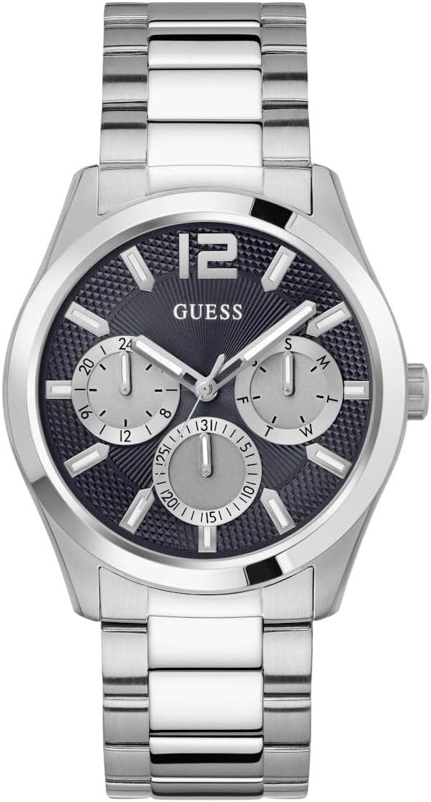 Guess Gold-Tone Multifunction 42mm, Blue Dial
